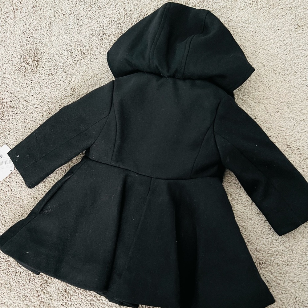 NWT. Black. 12 mos COAT.